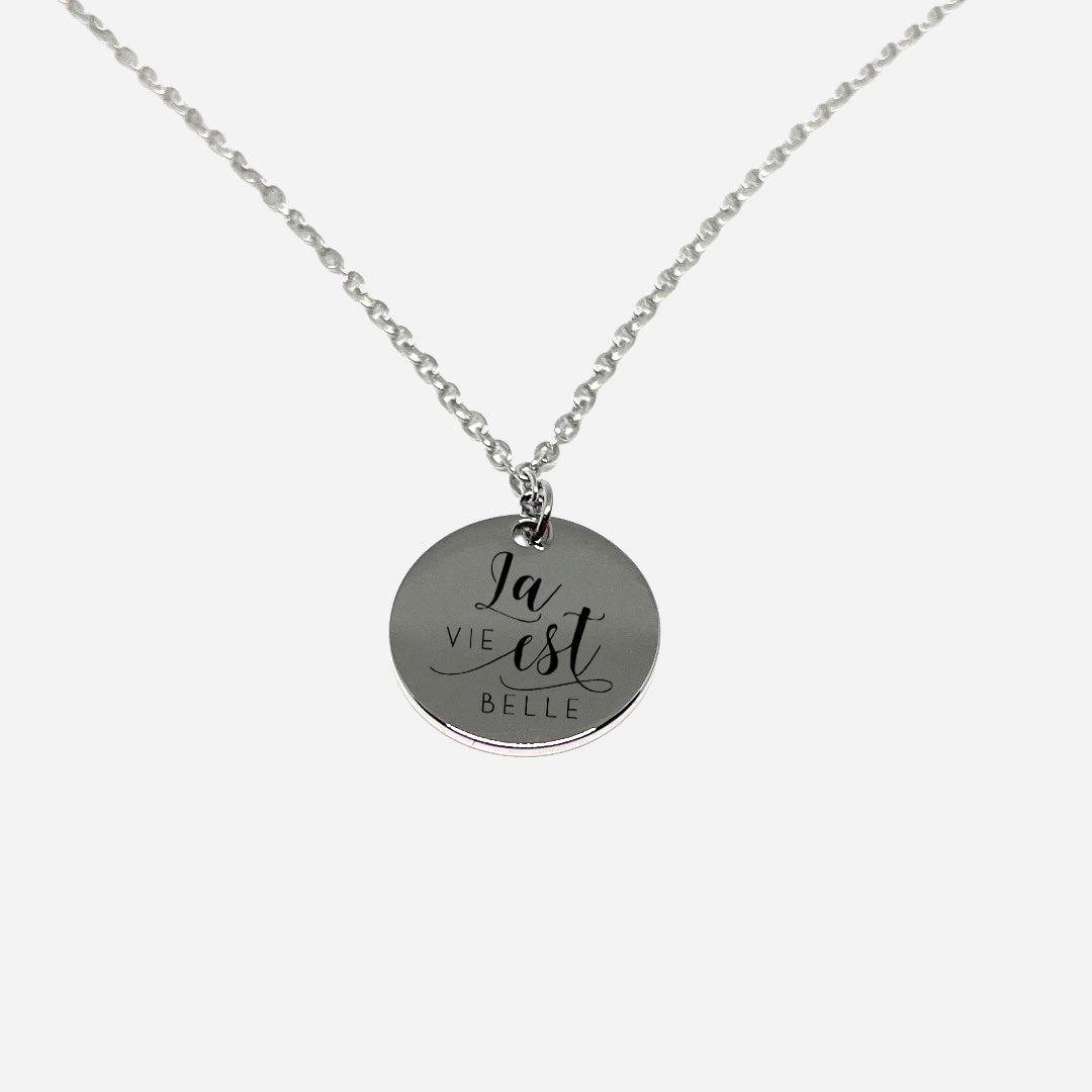 Collana Silver Circle – Eleganza e Purezza