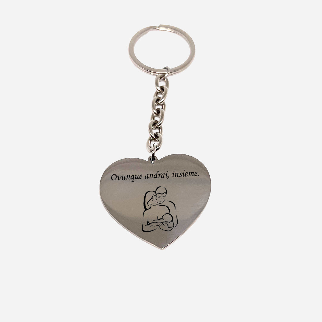 Portachiavi Heart – Un Simbolo di Amore e Connessione