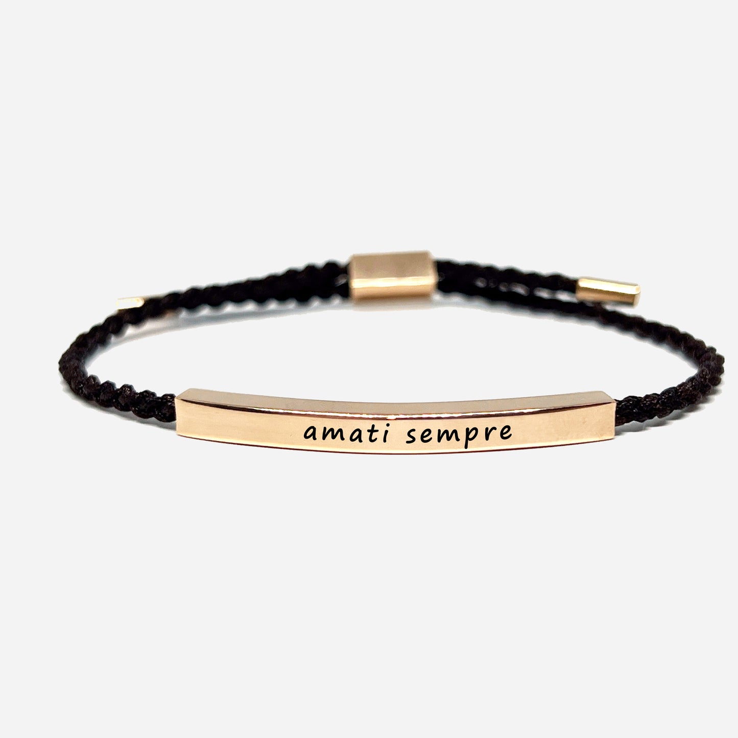 Eternity Marrone Scuro Rose Gold