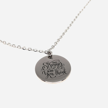 Collana Silver Circle – Eleganza e Purezza
