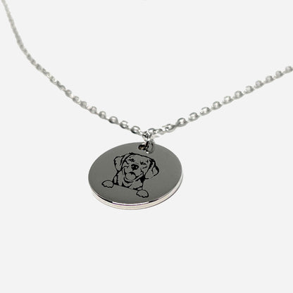 Collana Silver Circle – Eleganza e Purezza