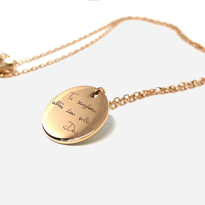 Collana Rose Gold Circle – Eleganza e Armonia