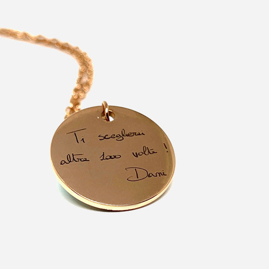 Collana Rose Gold Circle – Eleganza e Armonia