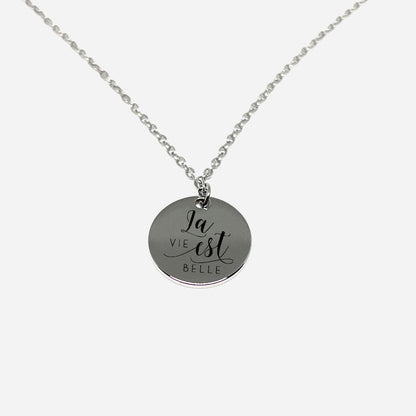 Collana Silver Circle – Eleganza e Purezza