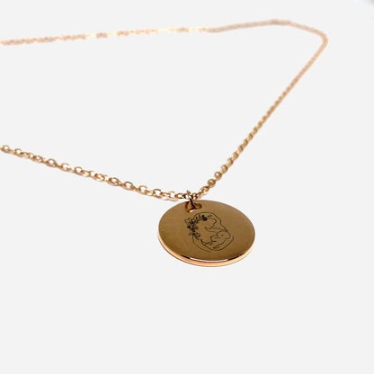 Collana Rose Gold Circle – Eleganza e Armonia