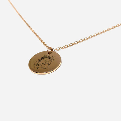 Collana Rose Gold Circle – Eleganza e Armonia