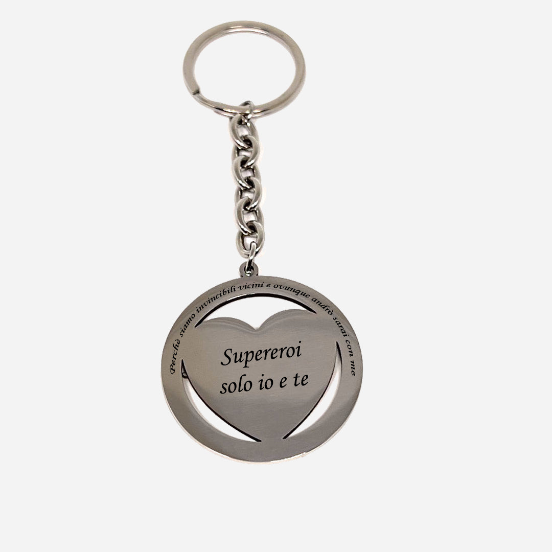 Portachiavi Heart Circle – Amore e Armonia in un Unico Dettaglio