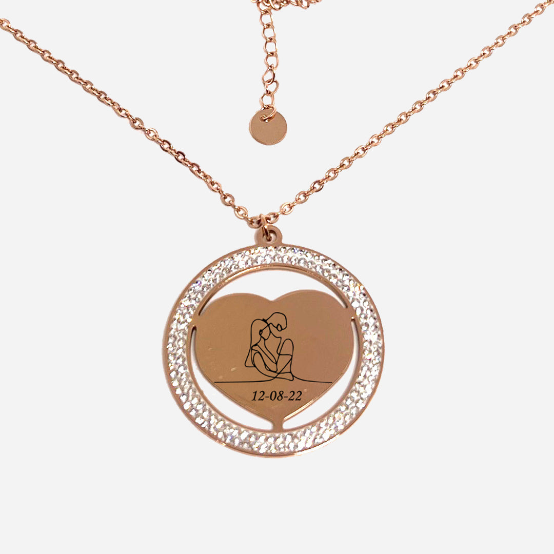 Collana Rose Gold Heart – Brillantezza e Amore